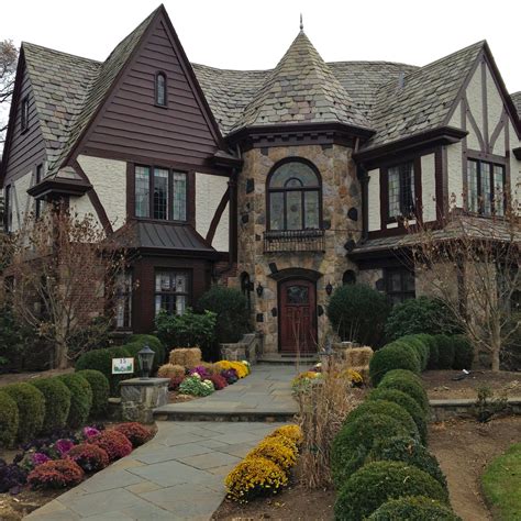 tudor style houses exterior.